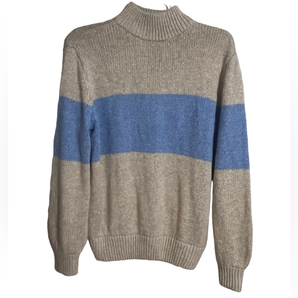 Aerie sweater grey and blue size x-small